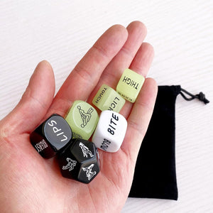 6 PCS Sex Gaming Dice for Adults Couples Sex Play Fun Kinky Games for Couples Foreplay Positions Options Sets Bedroom Toy Role P