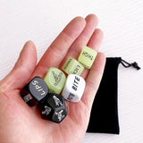 6 PCS Sex Gaming Dice for Adults Couples Sex Play Fun Kinky Games for Couples Foreplay Positions Options Sets Bedroom Toy Role P
