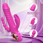 Thrusting Dildo Vibrator Sex Toys for Women, G Spot Anal Rabbit Vibrators Adult Sex Toys with 7 Powerful Speeds & 7 Vibrating Mo