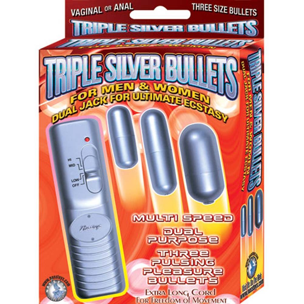 Novelties By Nasswalk Inc Triple Silver Bullets  Silver