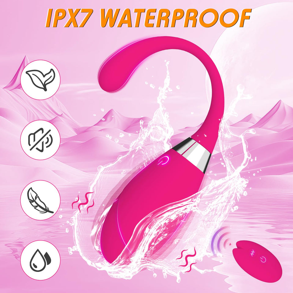 Remote Control Vibrator Bullet G Spot Wearable Panty Vibrator, Egg Mini Vibrators for Clitoral Vagina Stimulator Rose Anal Dildo
