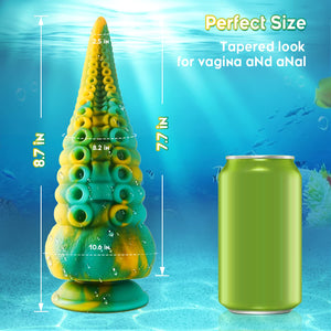 Tentacle Realistic Dildo for Women: 8.7'' Big Anal Dildo with Strong Suction Cup, Huge Monster Liquid Silicone Anal Plug Prostat