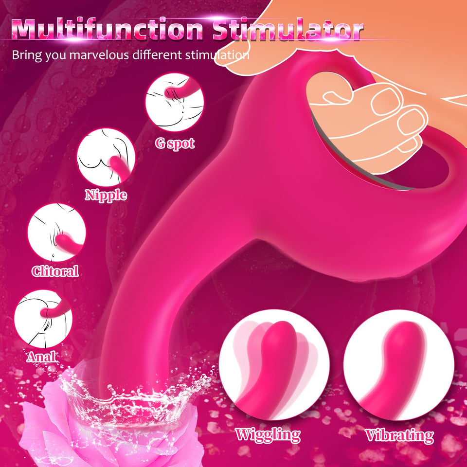 Diggle Motion Prostate Massager, Adult Anal Sex Toy Prostate Vibrator with 10 Vibrating & 10 Digging Modes, Butt Plug for Male &