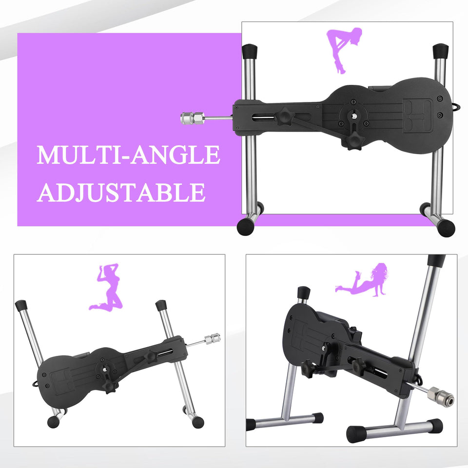 Hismith Mini, Sex Machine with KlicLok System, APP Controlled Thrusting Dildo Machine with Remote Control, Black