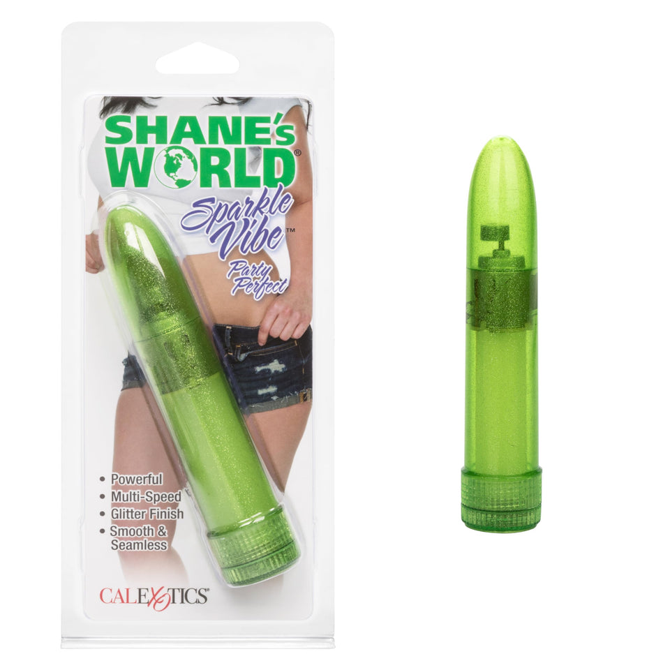 California Exotics Shane's World Sparkle Vibe, Green