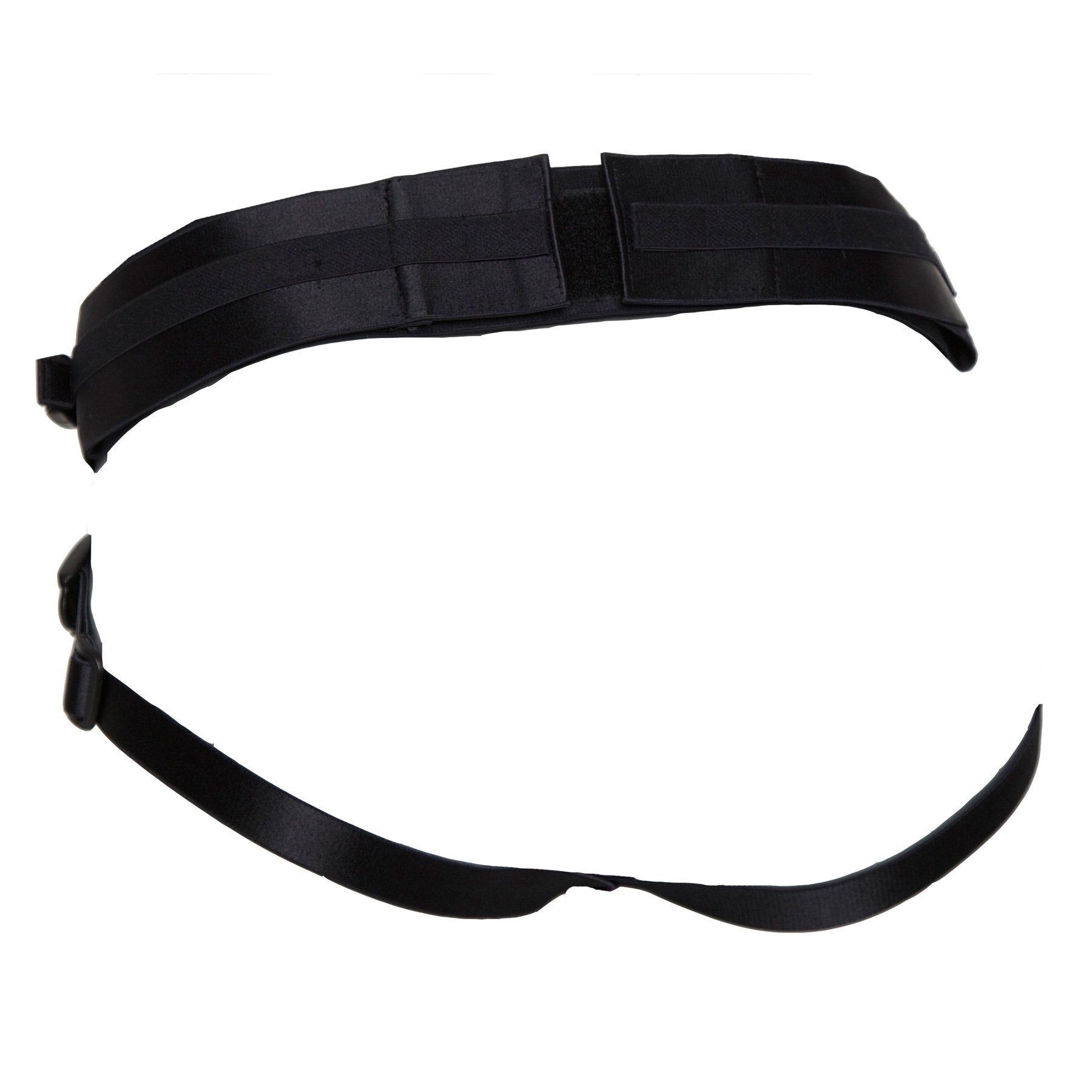Spareparts Hardwear Joque (Double Strap) Harness Adjustable And Washable (A, Belt 20-50Inch Waistband, Leg Straps 10-16Inch, Black)