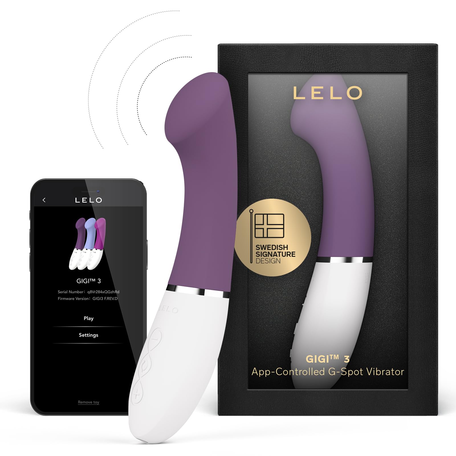 Lelo Gigi 3 App G-Spot Vibrator Plum