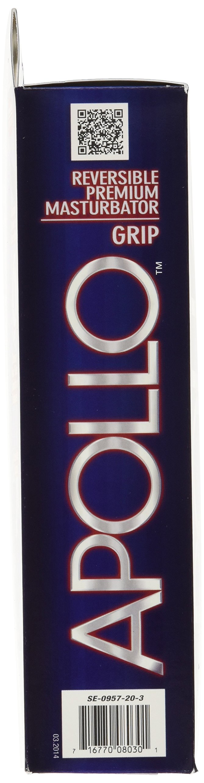 California Exotics Apollo Reversible Masturbator Grip, Blue