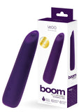 VeDO Boom Bullet Vibrator, Warming Rechargeable Waterproof 10 Vibration Mode Adult Sex Toy, Purple