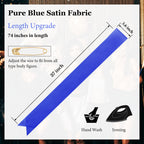 CIEHER Blue Sash Blank Satin Sash Bride Sash Custom Sash Prom Court Sash Mommy to Be Sash Birthday Sash Bride to Be Sash Bachelo