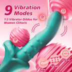 Sex Toys Vibrator Clitoral G Spot Dildo, Adult Sex Toy for Women 9 Thrusting 9 Vibrating 9 Swing, Anal Clit Nipple Dildos Rabbit