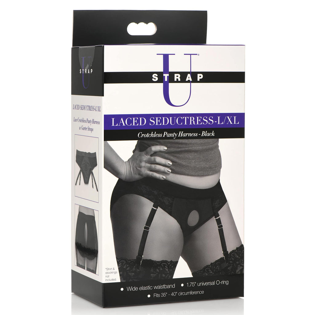 Strap U Laced Seductress Pantyharn Lxl
