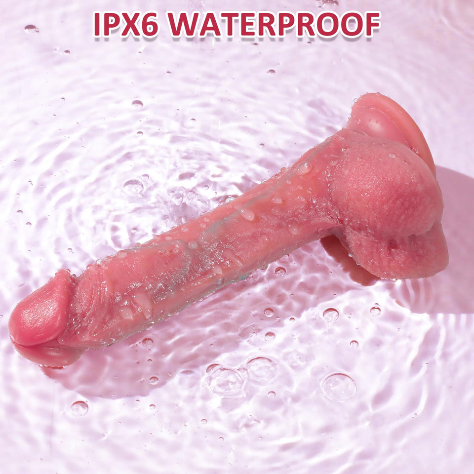 Female Sex Toys Thrusting Dildo - Sex Toys Realistic Silicone Anal Dildo with Vibrating & Thrusting & Heating & Remote, Adult Se
