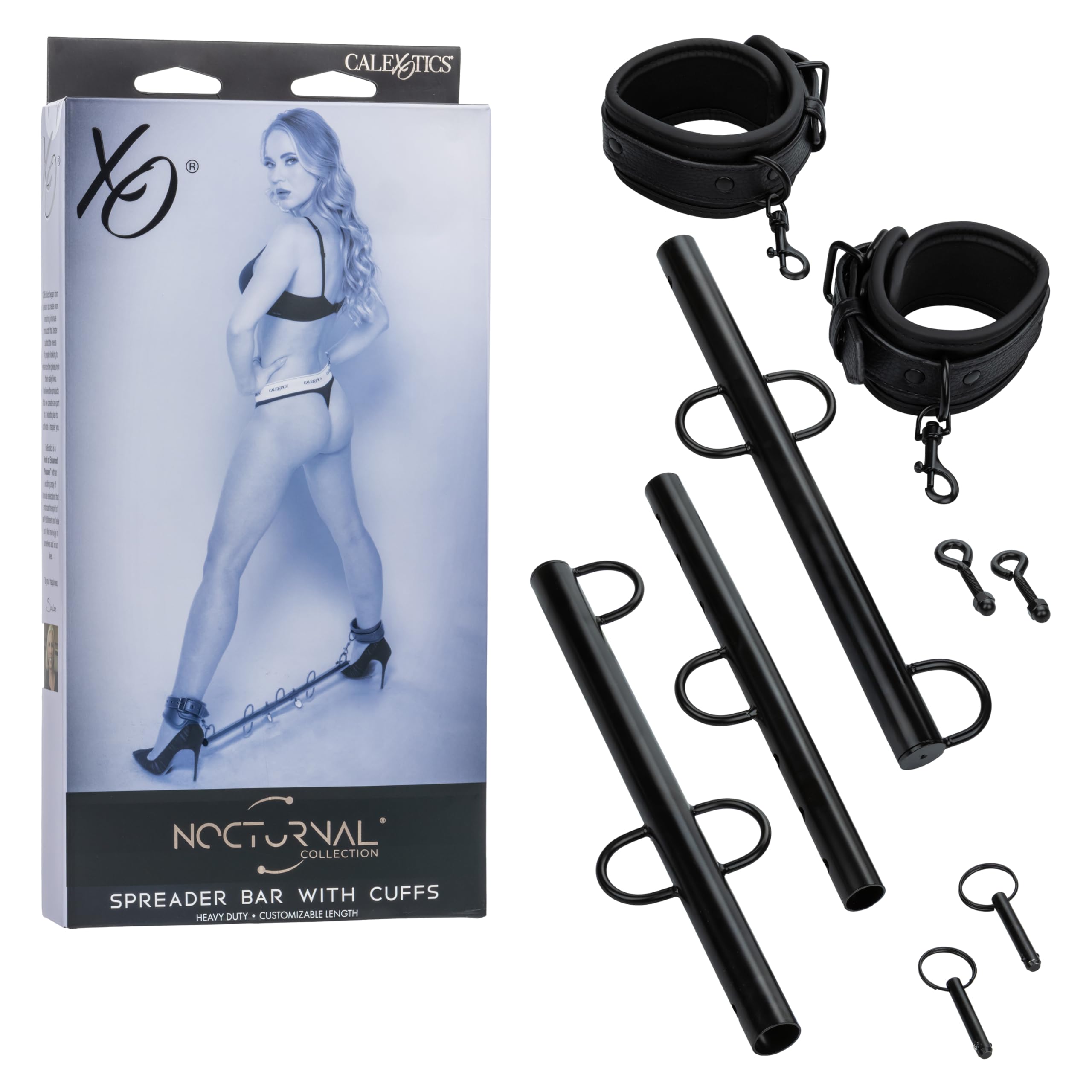 NOCTURNAL COLLECTION SPREADER BAR W/CUFFS
