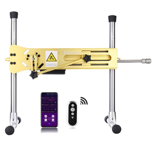 Hismith Premium 3.0 Pro, Sex Machine with KlicLok System, Wire and Intelligent APP Controlled Love Machine with Dildo,Golden