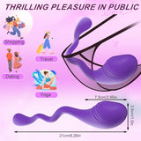 APP Remote Control Vibrator for Women, Wearable Panties G-spot Vibrators, 10 Vibration Clitoral Stimulator Vibrating Egg, Long D