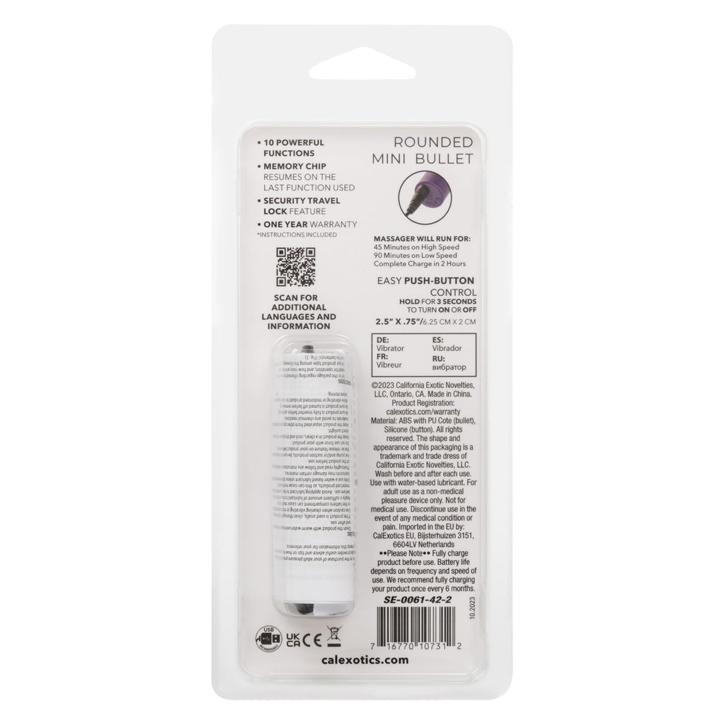 Turbo Buzz Round Mini Bullet Purple