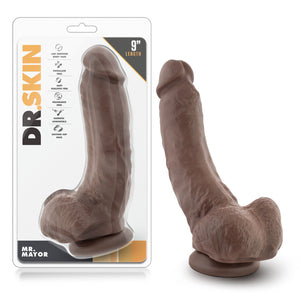 Dr. Skin - Mr. Mayor 9In Dildo Chocolate