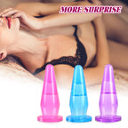 6Pcs Adult Finger Vibrator Accessories, Anal Butt Plug Finger Sleeve Vagina G-Spot Stimulator Anal Sex Toys for Adult Women Men