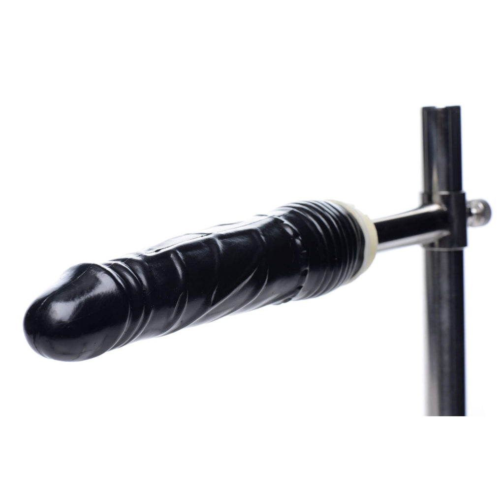 Master Series Stuck And Stuffed Stockade With Dildo, Grey (Ae970)