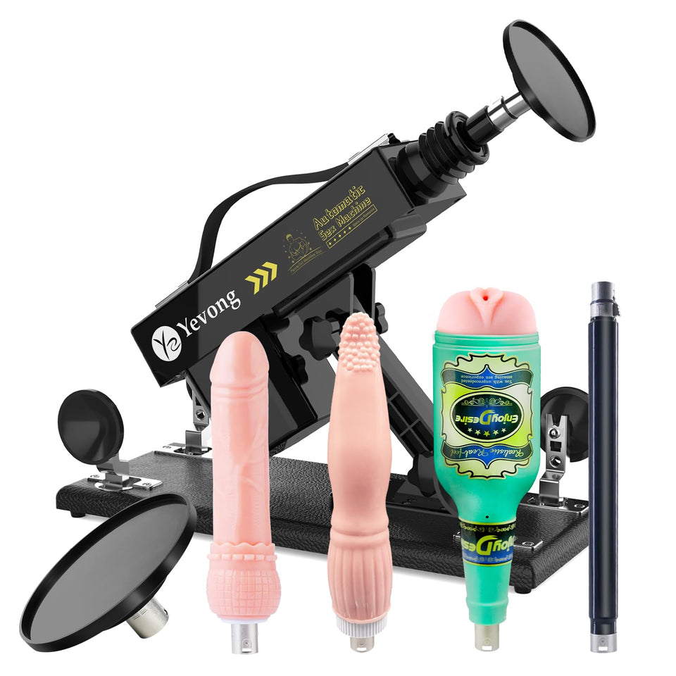 Sex Machine Fuck Machine with 3XLR Connector,Thrusting Dildo Machine with Realistic Dildo for Man,Automatic Love Machine Suction