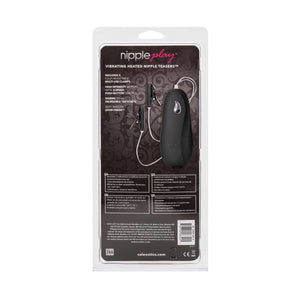 California Exotic Novelties Nipple Play Vibrating Heated Nipple Teasers, Black