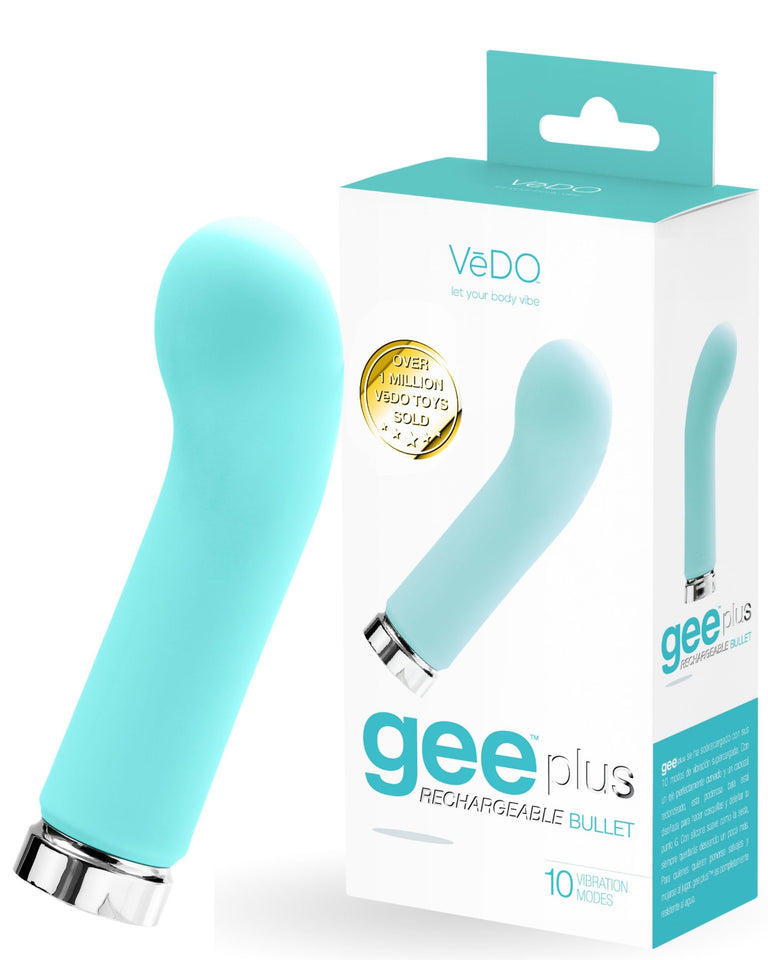 Gee Plus Rechargeable Vibe Tease Me Turquoise