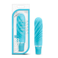 Blush Novelties Luxe Nimbus Mini - 4 3/4 Inch 10 Vibrating Satin Smooth Silicone AAA Battery Compact Pocket Vibrator - IPX7 Subm
