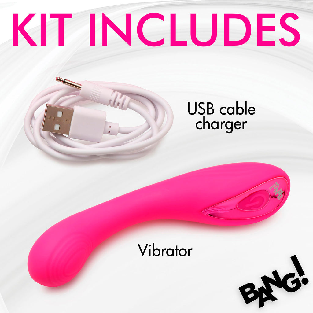 Bang! G-Spot Silicone Vibrator Pink