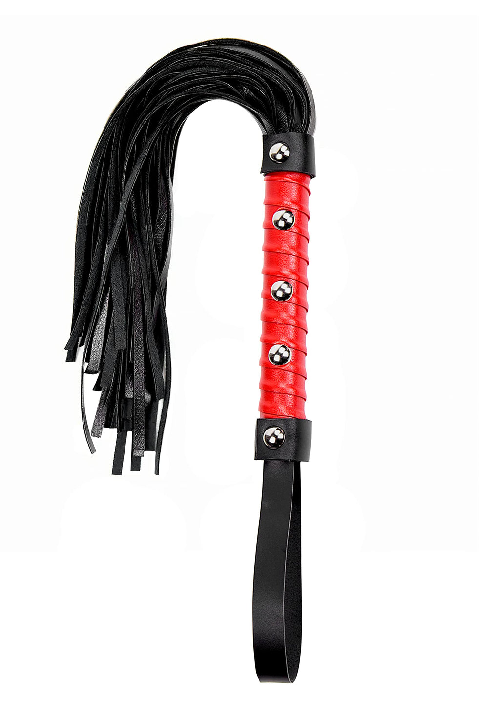 MALINERO Sex Whip BDSM Spanking Flogger, Sex Riding Crop, BDSM Whip, Red Whip