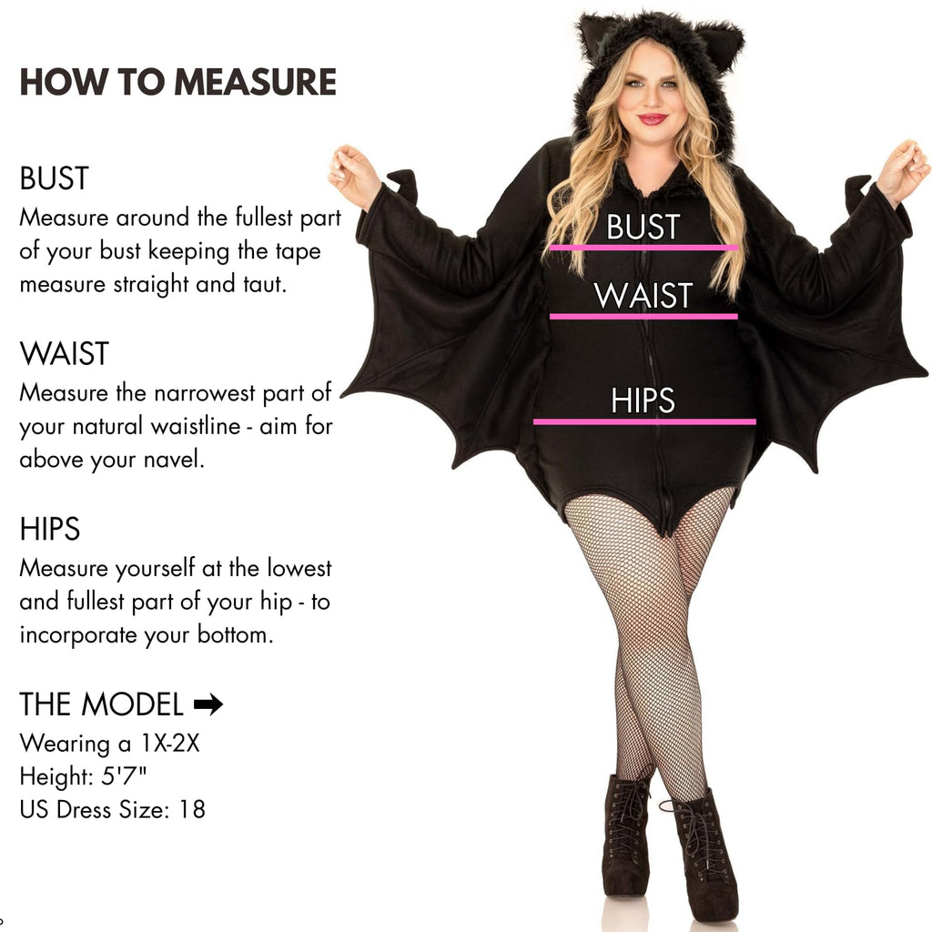 Cozy Bat Dress W/Bat Wing Slee