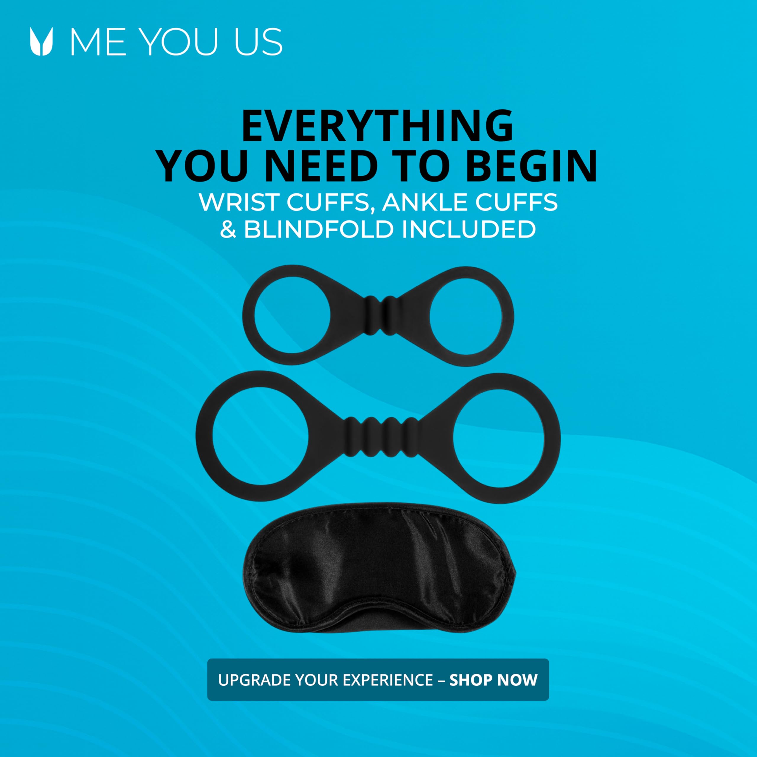 Me You Us Bound To Please Blindfold Cuff