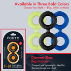 Forto F-81:Double Ring Liqu Sili 44mm Bk