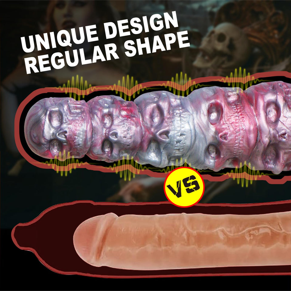 Monster Fantasy Dildo Silicone Anal Dildos with Suction Cup for Men, Realistic Dildo for Women, 8 inch Soft Animal Alien Prostat