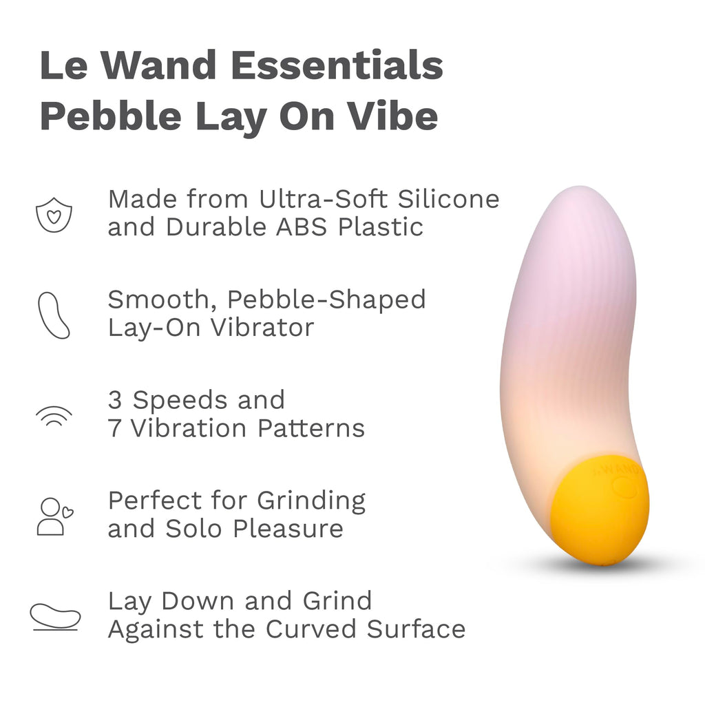 Le Wand Pebble Lay On Vibrator GWP