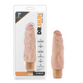 Blush Dr Skin Vibe 9 - Real Feel Realistic 7.5 Inch Long Vibrating Dildo - 2 Inch Extra Thick - Ipx7 Waterproof - Soft Body Safe