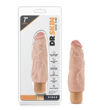Blush Dr Skin Vibe 9 - Real Feel Realistic 7.5 Inch Long Vibrating Dildo - 2 Inch Extra Thick - Ipx7 Waterproof - Soft Body Safe