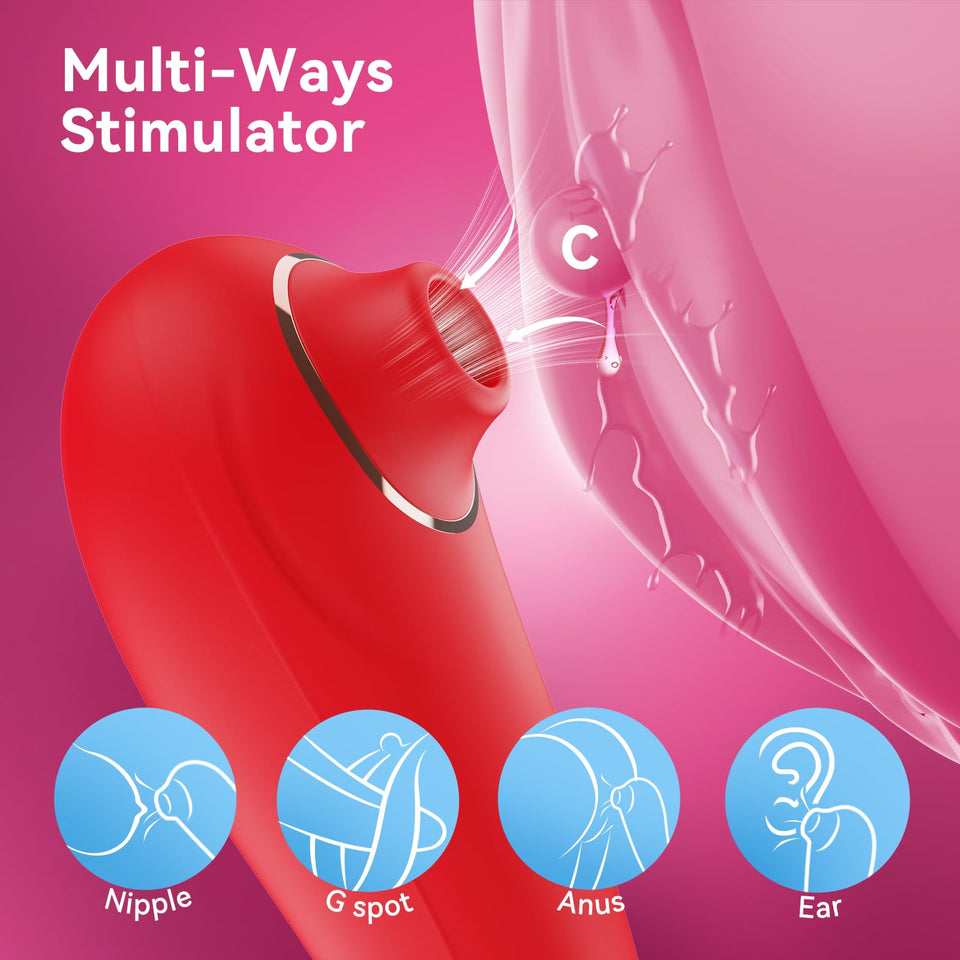 SOYIVE Sucking Vibrator Womens Sex Toys - Adult Toys Suction Vibrators for Female Women Couples Sex Toys with 9 Suctions G-spot