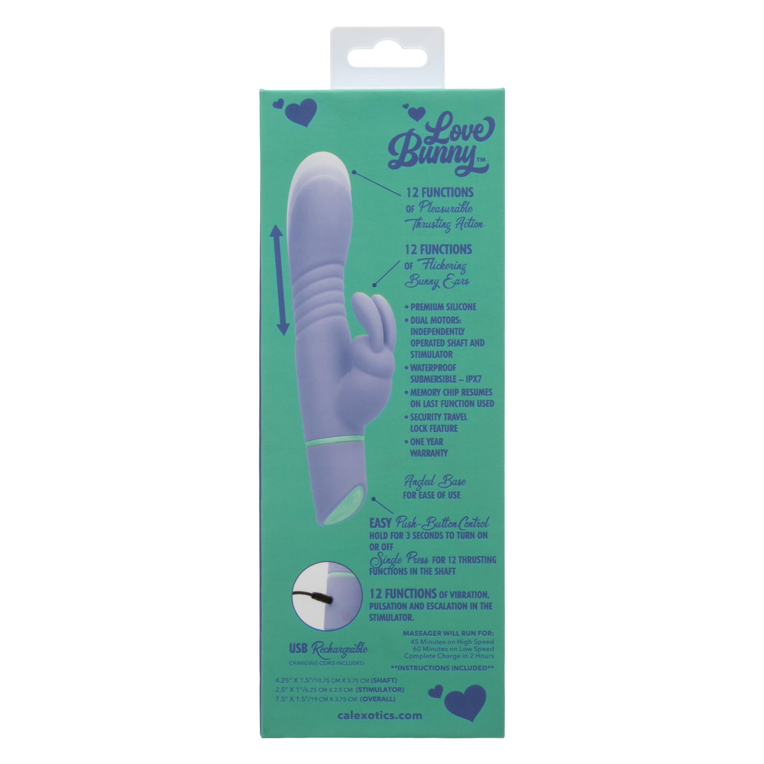 Love Bunny Thrusting Bunny Purple