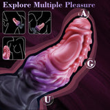 6.6 '' Dragon Thick Dildo Fantasy Dildo Large Butt Plug Sex Toys, Monster Dildo Knot Dildo Alien Anal Dildo, Knotted Animal Dild