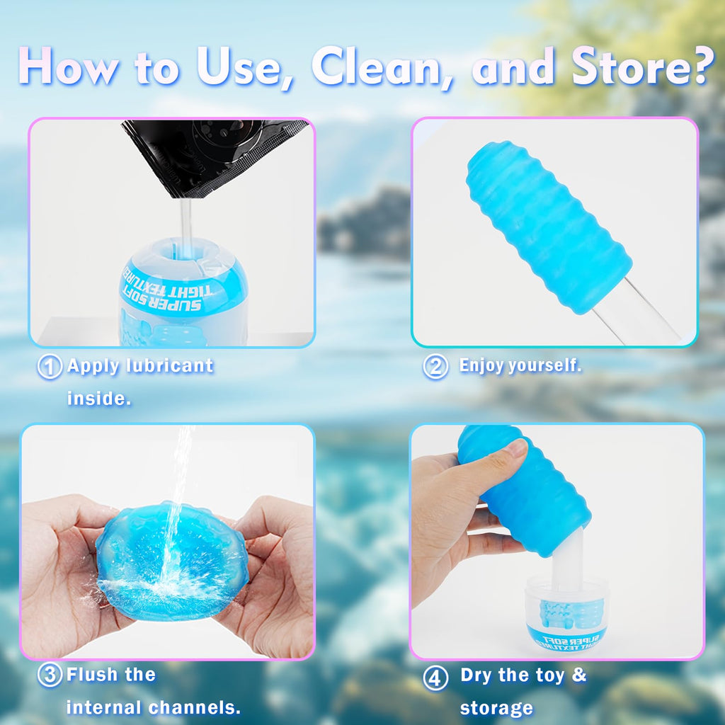 Double-Sided Sex Sexual Stimulation Device Pleasure, Ultra-Soft Stretchy Oral Juguetes Sexuales para Hombres, LNIIY Adult Toys f