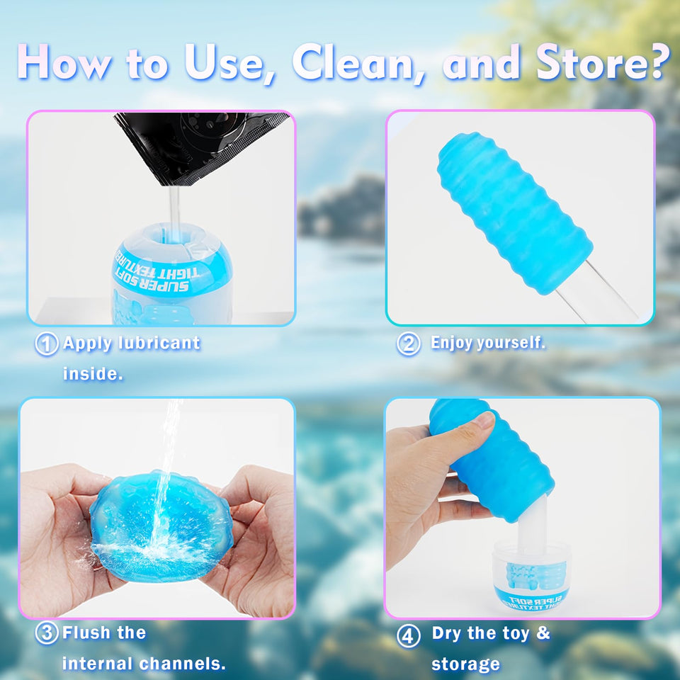 Double-Sided Sex Sexual Stimulation Device Pleasure, Ultra-Soft Stretchy Oral Juguetes Sexuales para Hombres, LNIIY Adult Toys f
