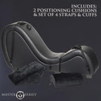 Kinky Couch Detachable Sex Chaise Lounge - Black [Drop Ship Only]