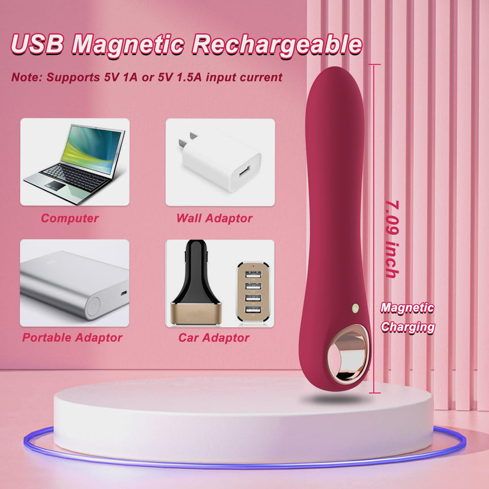 G Spot Vibrator Dildos Adult Sex Toys - Dildo for Woman with 10 Vibration Modes, Clitoral Nipple Stimulator Realistic Silicone D