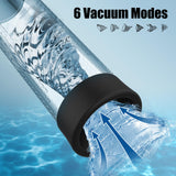Male Electric Penis Vacuum Pump - Penis Enlargement Extend Pump with 6 Suction Modes, Penis Pump Bigger Longer Stronger Erection