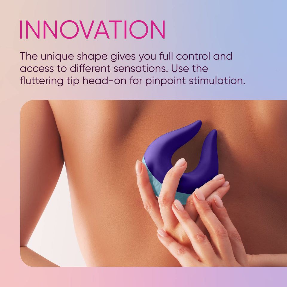 Femme Funn Volea Fluttering Tips Vibrator Feel Butterflies From Head To Curling Toes. Made From Premium Silicone Volea?? Targeted Tip Flutters To Stimulate Your Erogenous Zones With 10 Vibration Modes