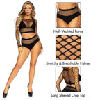 2Pc Industrial Net Long Sleeve