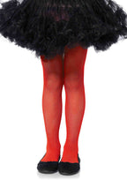 Girls Fishnet Large Red Large