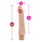 Blush Novelties X5 Plus Mambo Vibe - 9 Inch Long Realistic Multi Speed Vibrating Dildo - Lifelike Vibrator - Soft Flexible Dildo