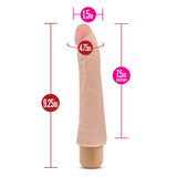 Blush Novelties X5 Plus Mambo Vibe - 9 Inch Long Realistic Multi Speed Vibrating Dildo - Lifelike Vibrator - Soft Flexible Dildo